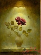 古典花卉油画 欧式油画 餐厅油画156