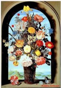 古典花卉油画 欧式油画 餐厅油画142
