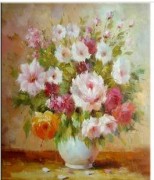 印象花卉油画 大芬村油画 手绘油画 096