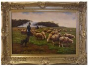 羊油画 动物油画 手绘油画 003