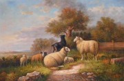 羊油画 动物油画 手绘油画 033