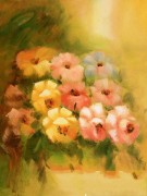 印象花卉油画 大芬村油画 376
