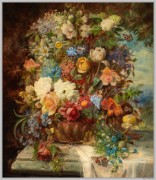 古典花卉油画 别墅油画 164