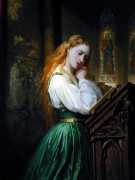 欧洲美女油画 古典人物油画 0167