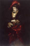 欧洲美女油画 古典人物油画 0193