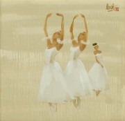 舞蹈人物 芭蕾油画 154