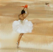 舞蹈人物 芭蕾油画 152