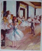 舞蹈人物 芭蕾油画 113