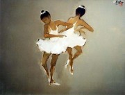 舞蹈人物 芭蕾油画 151