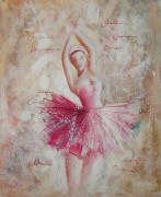 舞蹈人物 芭蕾油画 170