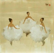 舞蹈人物 芭蕾油画 156