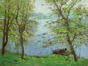 印象风景油画 中国风格油画281