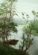 印象风景油画 中国风格油画270