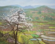 印象风景油画 中国风格油画277