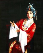 中国戏曲油画 中国风格 中国元素 061