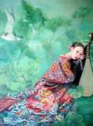中国人物油画 乐器油画 大芬村油画 106