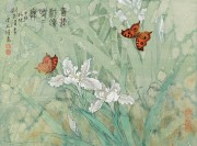 工笔花鸟油画  中国风格油画064