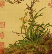 工笔花鸟油画 中国风格油画 110