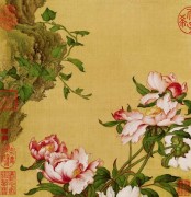 工笔花鸟油画 中国风格油画 129