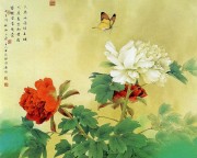 工笔花鸟油画 中国风格油画 107