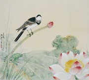 工笔花鸟油画 中国风格油画 143
