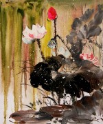装饰花卉油画 现代风格油画 084