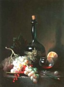 葡萄酒瓶 古典静物油画 大芬村油画 096