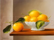 水果静物油画 餐厅油画 橙子068