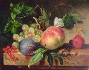 水果静物油画 餐厅油画 119