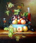 水果静物油画 餐厅油画 157