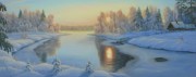 俄罗斯风景油画 古典油画 大芬村油画088