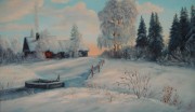 俄罗斯风景油画 古典油画 大芬村油画105