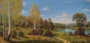 俄罗斯风景油画 古典油画 大芬村油画095