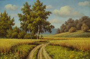俄罗斯风景油画 古典油画 大芬村油画107