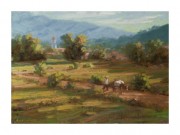 田园风景 大芬村 风景油画 1266
