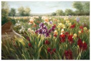 大芬村纯手绘油画 花园景油画 424