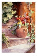 大芬村纯手绘油画 花园景油画 467