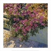 大芬村纯手绘油画 花园景油画 584