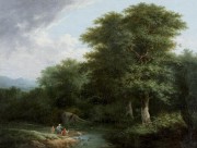 古典风景油画 欧洲田园风景375
