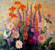 印象花卉油画 安格拉达 卡马拉萨 油画06