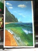 写实海景油画作品欣赏