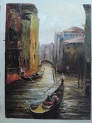 威尼斯水城油画作品欣赏01