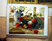 印象花卉油画作品案例欣赏