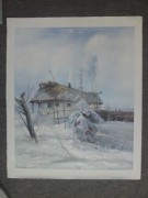 雪景油画作品案例欣赏 01