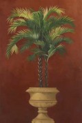 植物盆栽油画 东南亚风格油画 酒店家装油画094