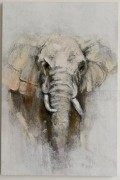 大象  抽象装饰油画 大芬村油画 0136