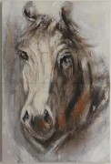 马  抽象装饰油画 大芬村油画 0137