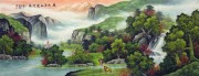 中国山水油画 风景油画 大芬村油画0125