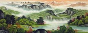 中国山水油画 风景油画 大芬村油画0129