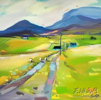 绝美印象风景油画 大芬村油画0321